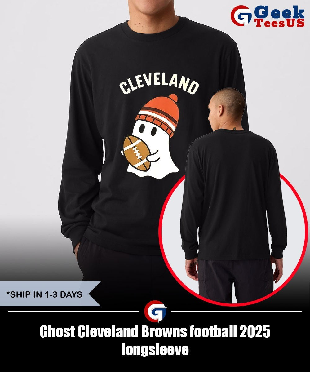 Ghost Cleveland Browns football 2025 shirt