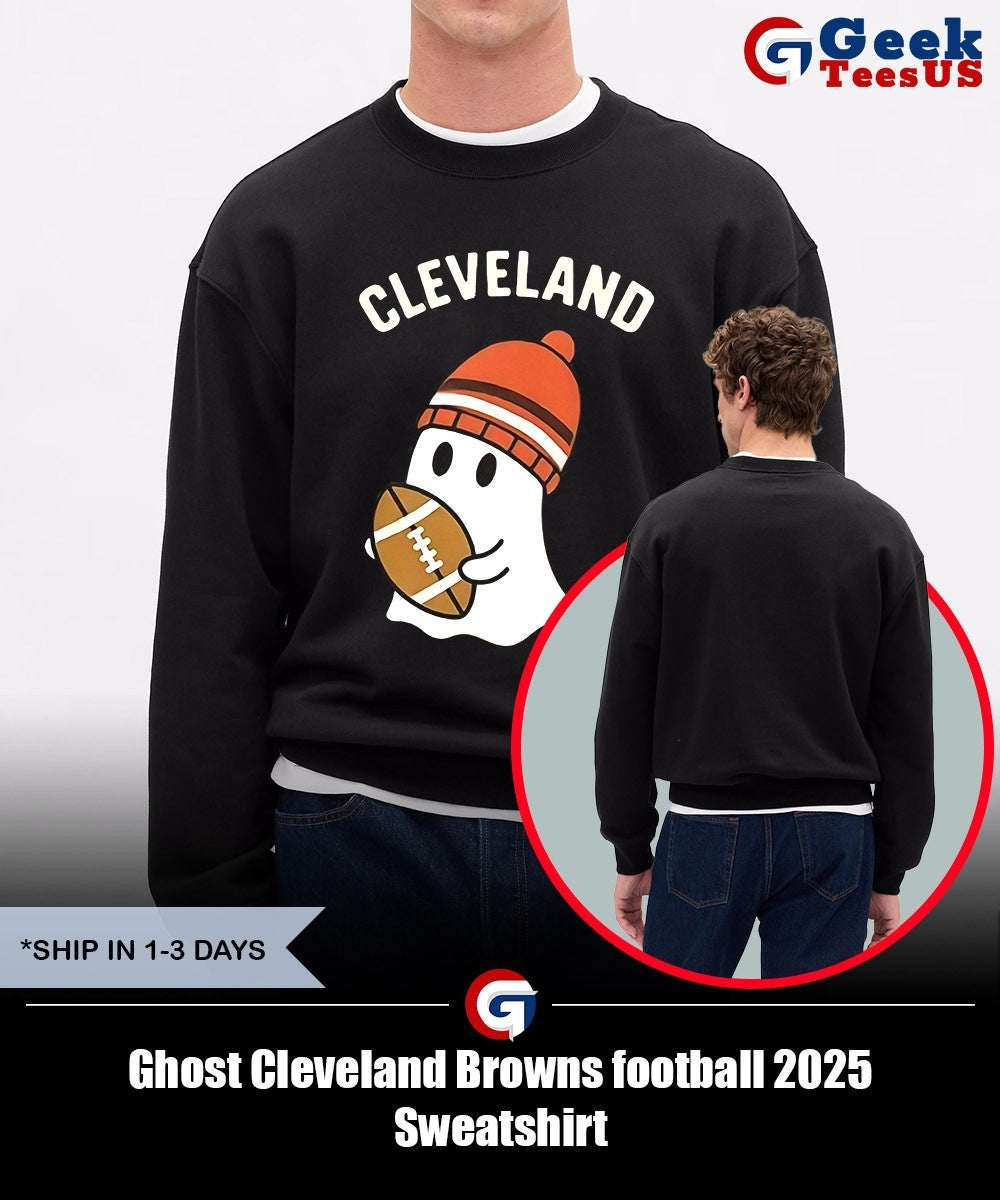Ghost Cleveland Browns football 2025 shirt