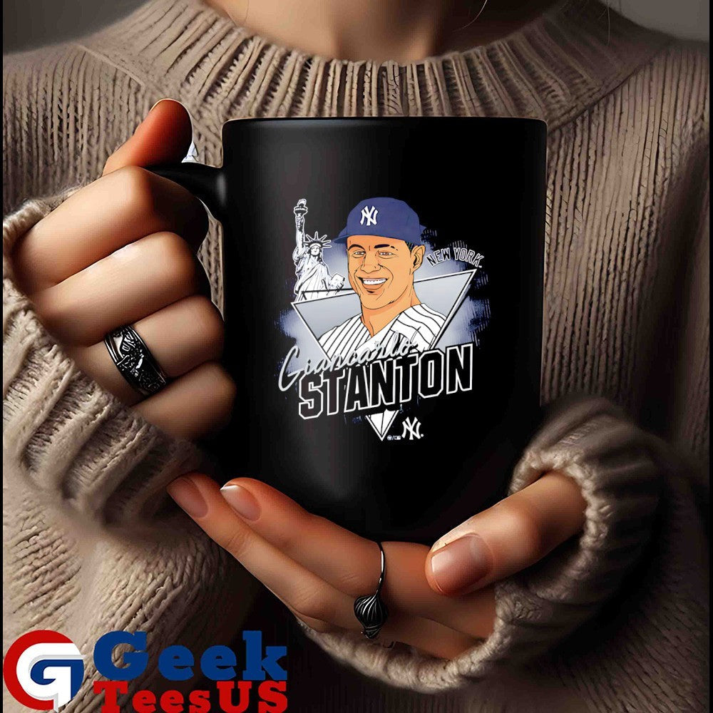 Giancarlo Stanton big head New York Yankees baseball player 2025 signature shirt