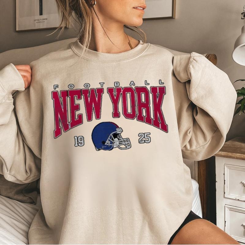 Giant Vintage Style Sweatshirt, New York Football Crewneck, NY Giant Sweatshirt, New York Football Sweatshirt, New York...