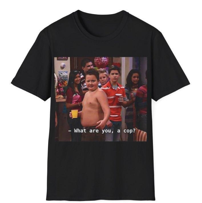 Gibby What Are You A Cop Unisex T-Shirt, Gibby Adult Casual Tee Shirt Hoodie, Sweatshirt | HypeDripTees.com