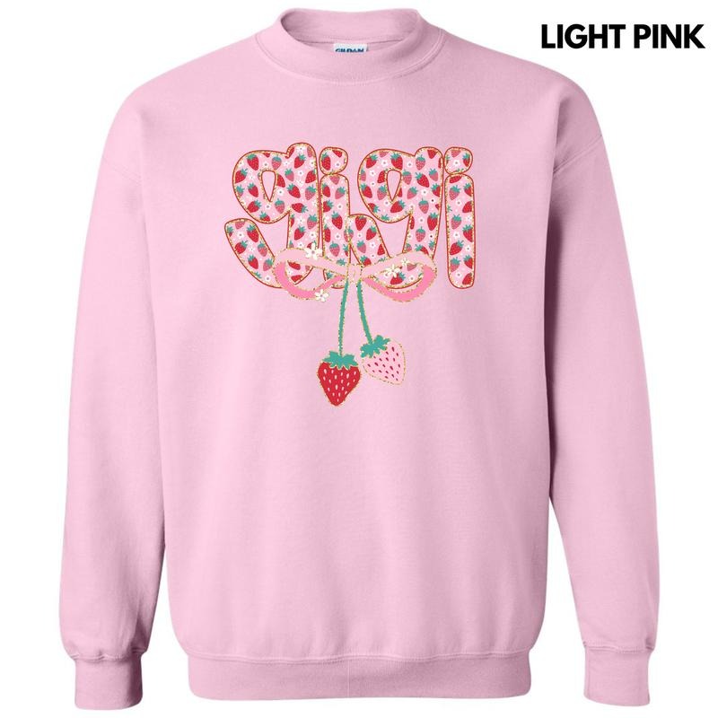Gigi Strawberry Coquette Sweatshirt 'NLB' T-Shirts, Hoodie | HypeDripTees.com