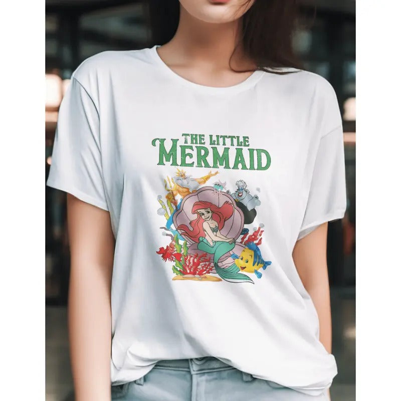 Gildan Vintage Little Mermaid Shirt Little Mermaid graphic shirt, shirt style, funny teeshirt, summer tshirts, cool tshirts, female shirt, cute shirt, meme shirt, summer tshirts