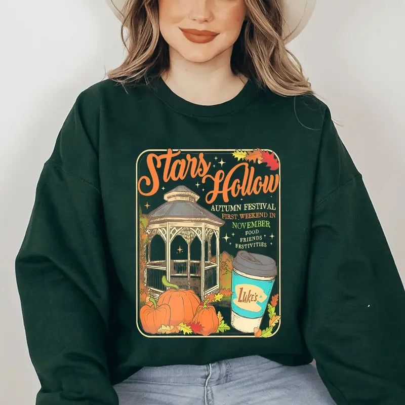 Gilmore Girls Stars Hollow Sweatshirt T-Shirts, Hoodie | HypeDripTees.com