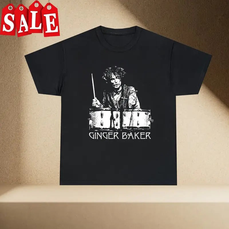 Ginger Baker performance Gift For Fans Unisex All Size Shirt Hoodie, Sweatshirt | HypeDripTees.com
