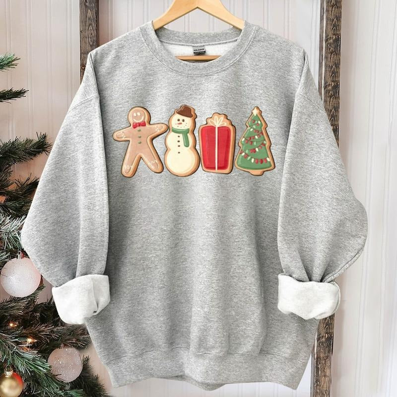 Gingerbread Cookies Sweatshirt, Christmas Shirt, Christmas Matching Sweatshirt, Family Shirt, Christmas Sweater, Xmas...