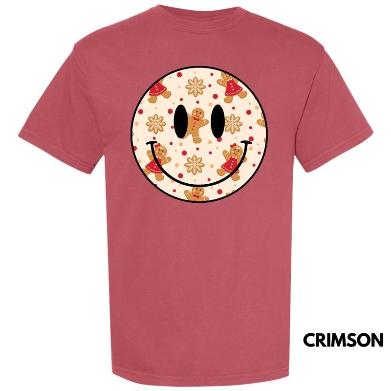 Gingerbread Happy Face Comfort Colors T-Shirt 'NLB' Hoodie, Sweatshirt | HypeDripTees.com