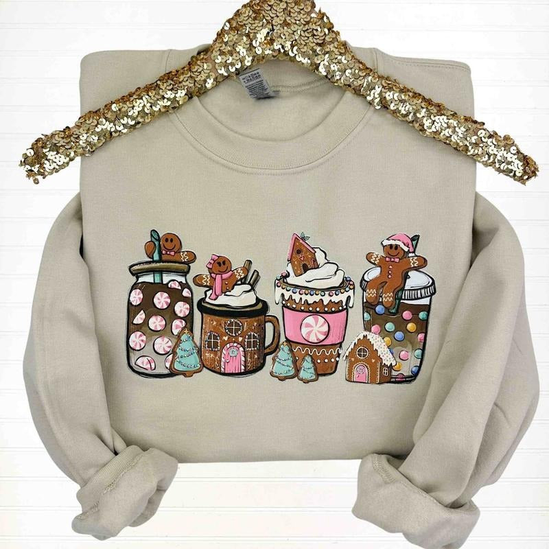 Gingerbread Latte Sweatshirt --- SAND T-Shirts, Hoodie | HypeDripTees.com