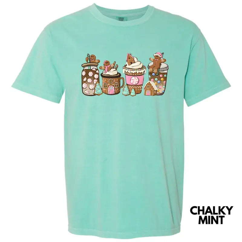 Gingerbread Lattes Comfort Colors T-Shirt 'NLB' Hoodie, Sweatshirt | HypeDripTees.com