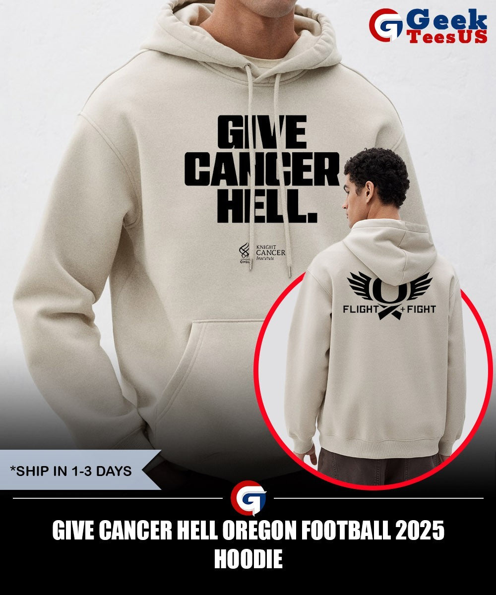 Give Cancer Hell Oregon Football 2025 shirt