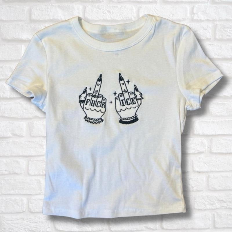 Give ICE The Finger  Tee or Unisex T-Shirt Hoodie, Sweatshirt | HypeDripTees.com