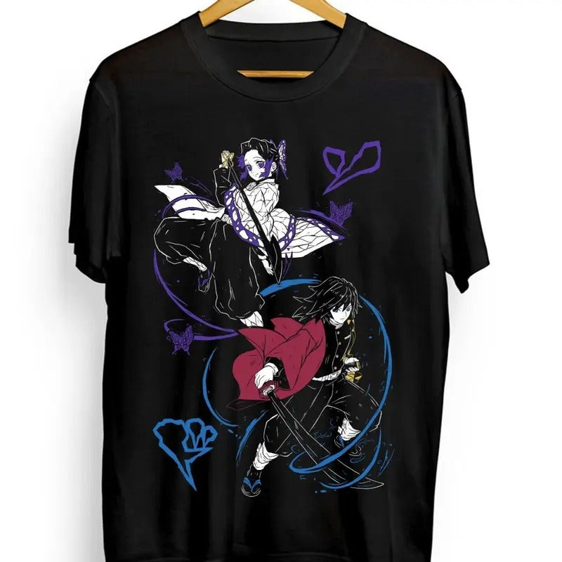 Giyu Tomioka T-Shirt Demon Slαyer Shinobu Kocho Nezuko Anime Shirt All Size Hoodie, Sweatshirt | HypeDripTees.com