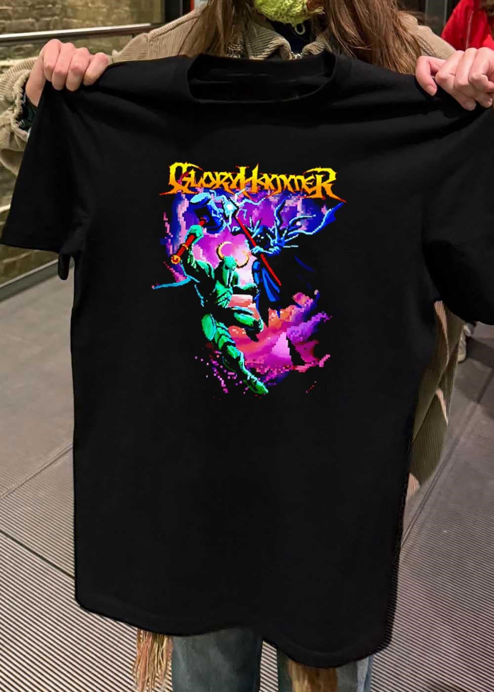 Gloryhammer Warrior Battling Sorcerer Graphic T-Shirt