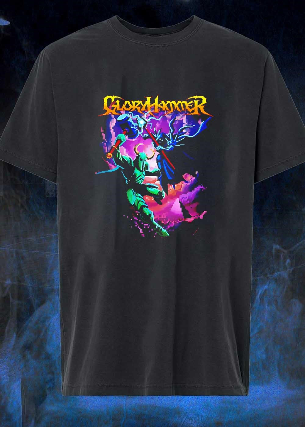 Gloryhammer Warrior Battling Sorcerer Graphic T-Shirt