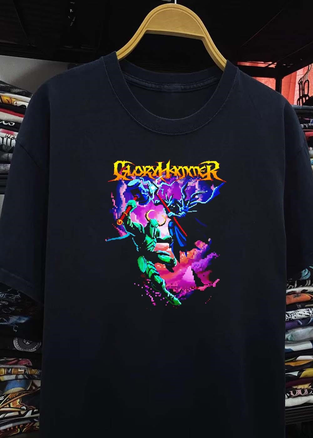 Gloryhammer Warrior Battling Sorcerer Graphic T-Shirt