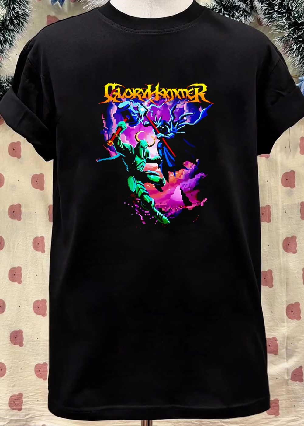 Gloryhammer Warrior Battling Sorcerer Graphic T-Shirt