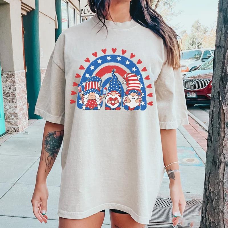 Gnomes Shirt Gnomes Shirt 4th Of July Shirts 4th Of July Gnomes Shirt American Flag Shirt 4th Of July Patriotic Shirts...