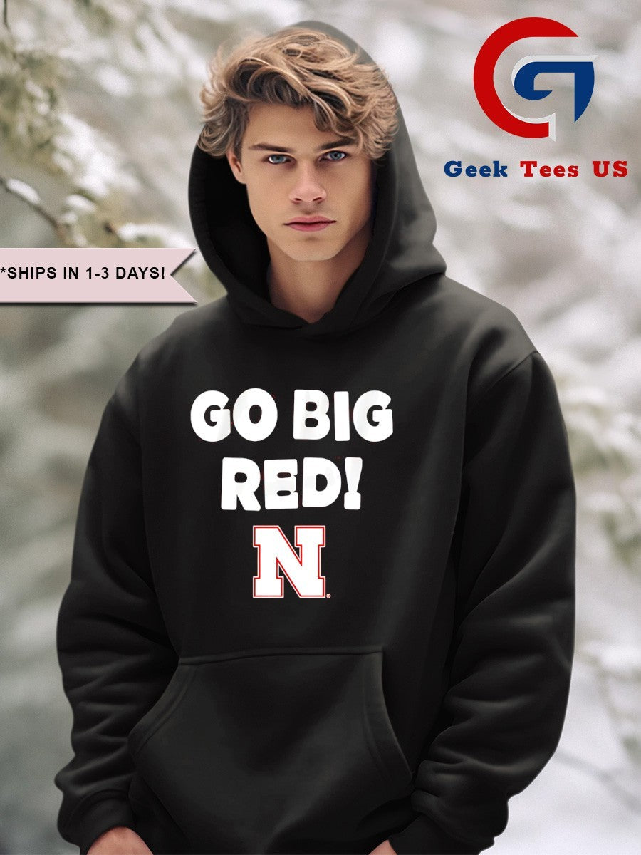 Go Big Red Nebraska Cornhuskers slogan shirt