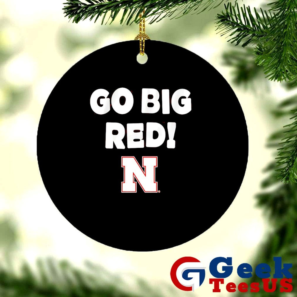 Go Big Red Nebraska Cornhuskers slogan shirt