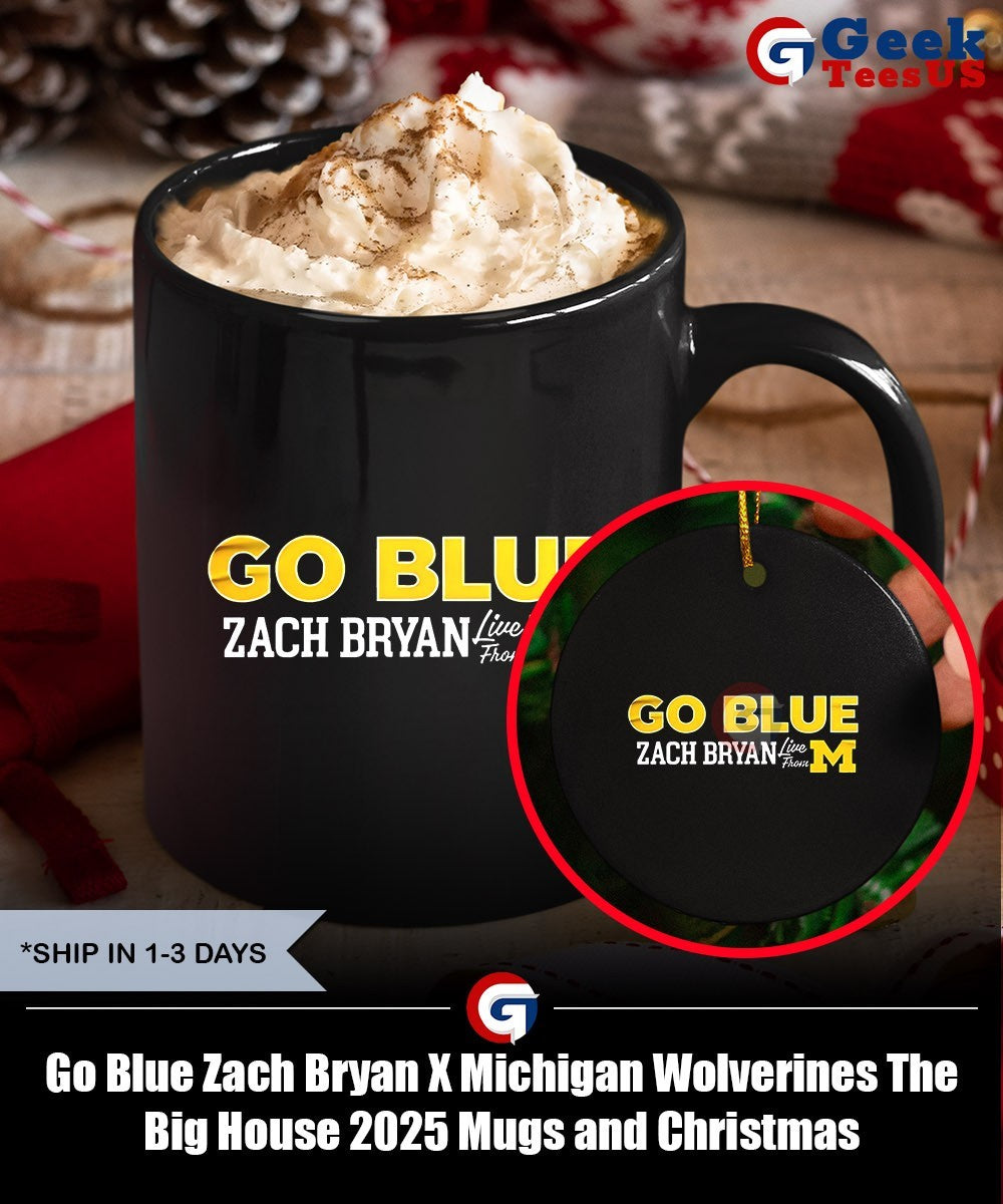 Go Blue Zach Bryan X Michigan Wolverines The Big House 2025 shirt
