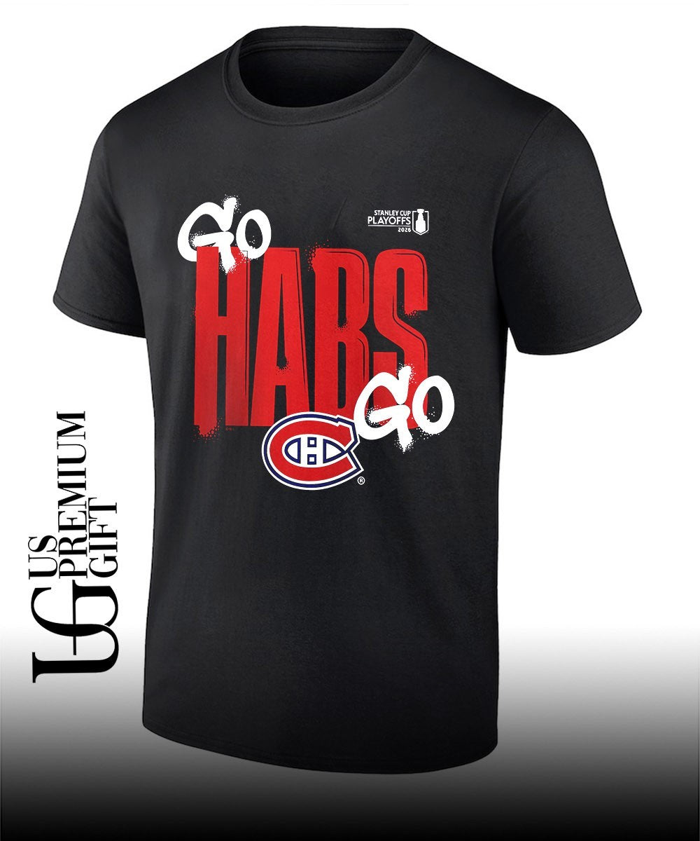 Go Habs go Montreal Canadiens NHL 2026 Stanley Cup Playoffs slogan shirt