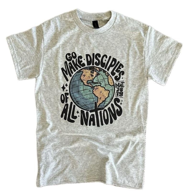 Go Make Disciples of All Nations - Christian Women Shirt Hoodie, Sweatshirt | HypeDripTees.com