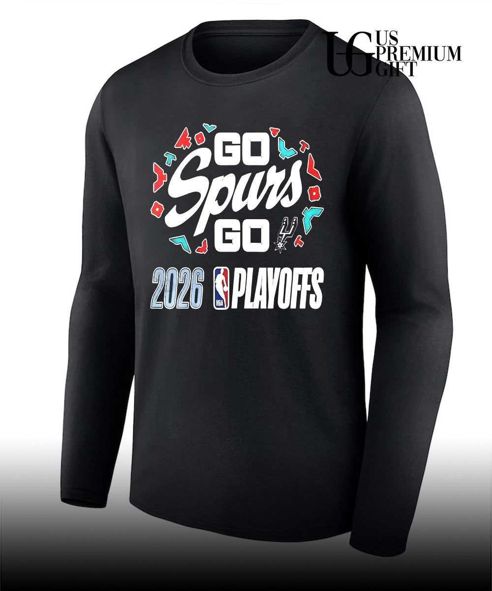 Go Spurs Go 2026 NBA Playoffs San Antonio Spurs basketball shirt