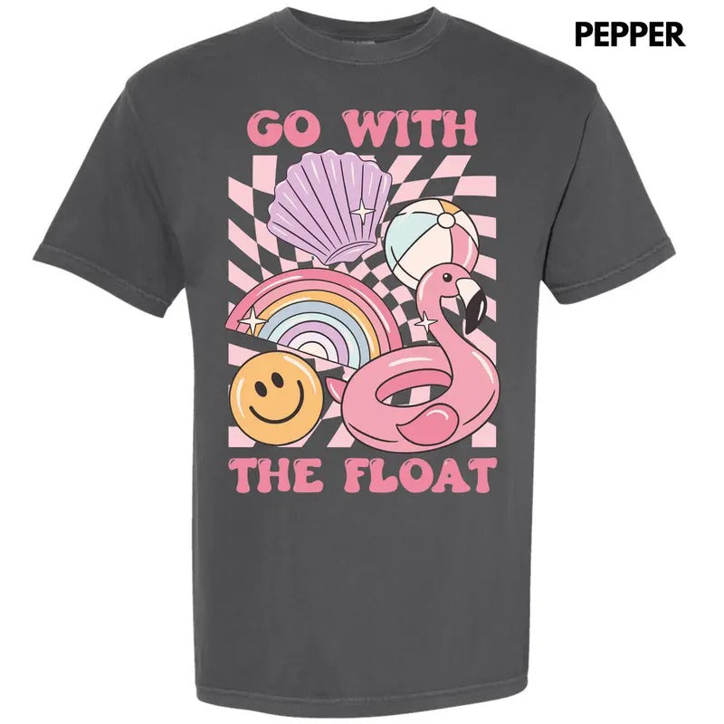 Go With The Float Comfort Colors T-Shirt Hoodie, Sweatshirt | HypeDripTees.com