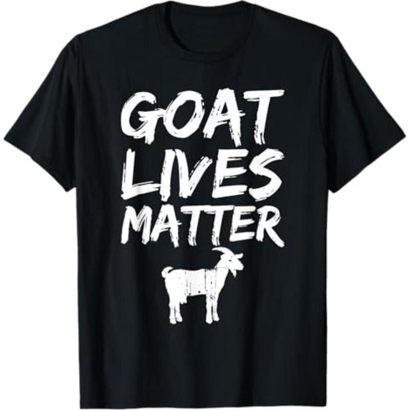 Goat Lives Matter - Cool Funny Goat Lover Gift T-Shirt Menswear Top Hoodie, Sweatshirt | HypeDripTees.com