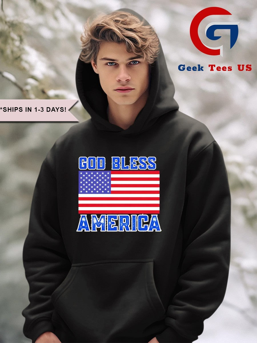 God Bless America Flag T-shirt