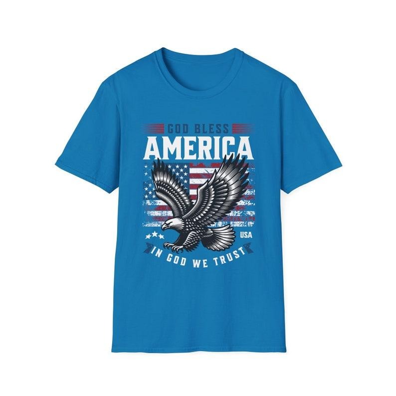 God Bless America Shirt, Patriotic Shirt, Great Gift to show your support for America Hoodie, Sweatshirt | HypeDripTees.com