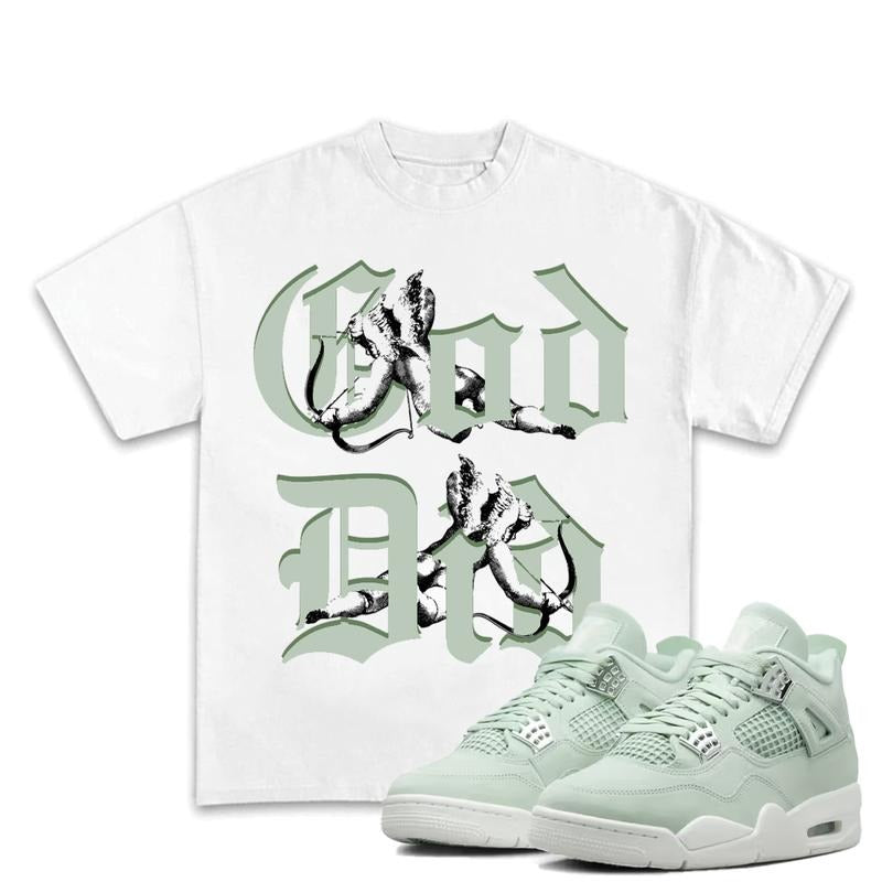 God Did Match 4s Seafoam Outfits Sneakers Y2K Cotton Streetwear T-Shirts, Hoodie, Sweatshirt