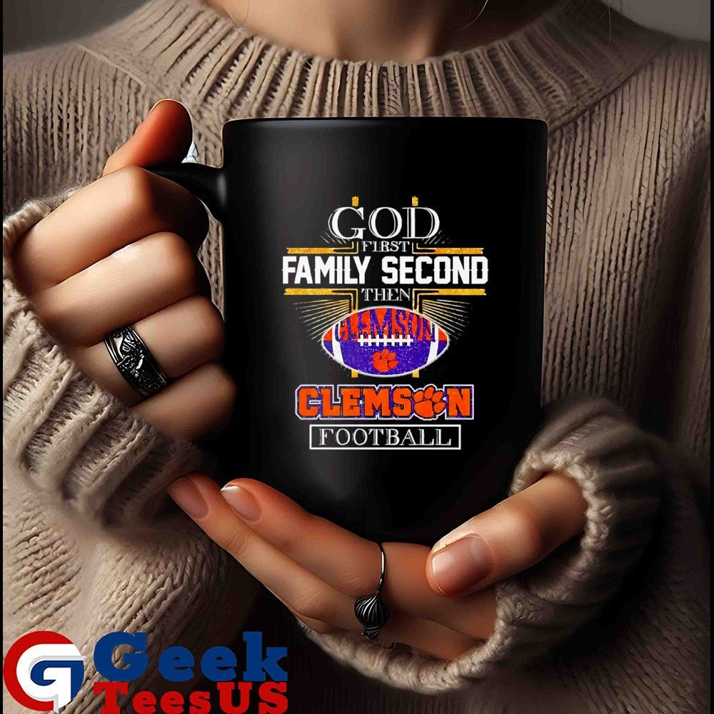 God first second Clemson Tigers Football 2025 shirt