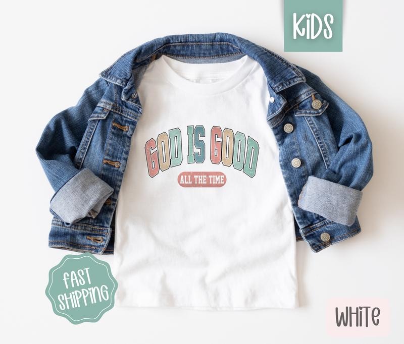 God is Good Kids Shirt - Religious Children's Tshirt - Youth Tee Gildan Hoodie, Sweatshirt | HypeDripTees.com