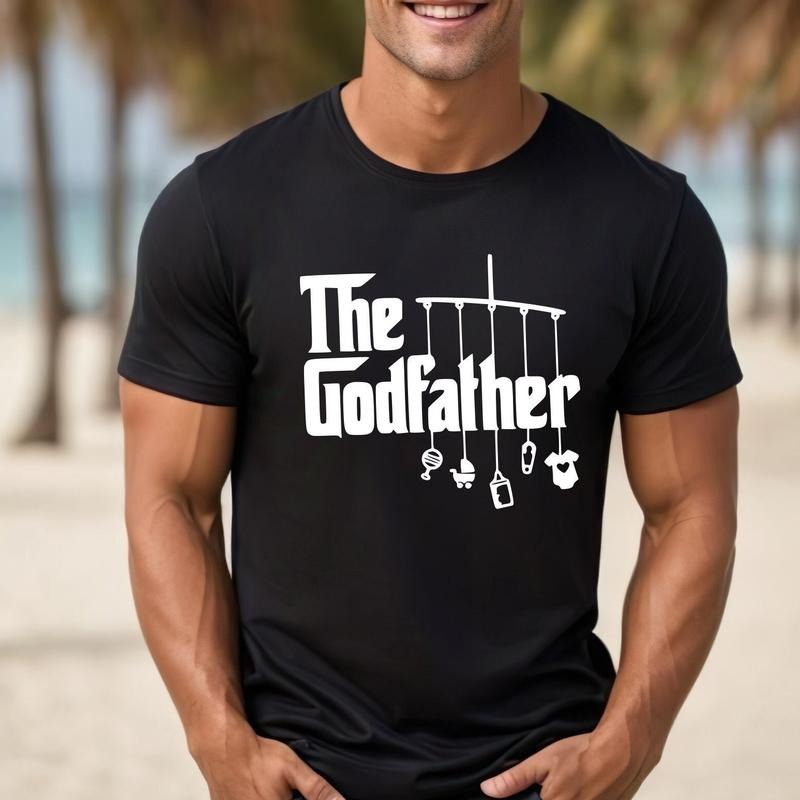Godfather Shirt, Dad Shirt, The Godfather Gift, Best Dad Gift, Godfather Birthday T Shirt for Men, Father's Day Gift,...