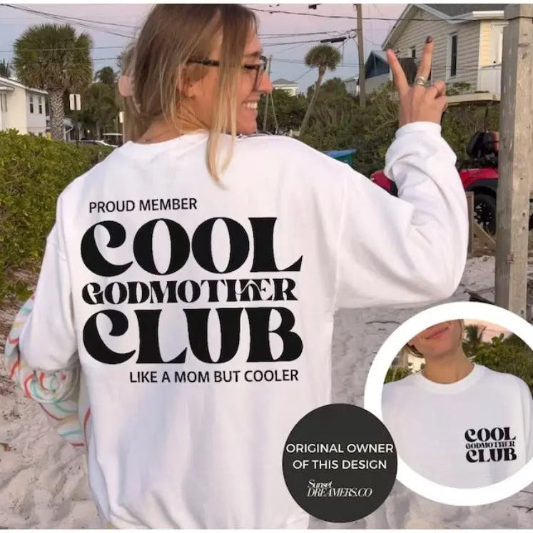 Godmother Sweatshirt Godmother Proposal Gift For Godmother Godmother Gifts God Mother Gift Madrina Proposal Godparents...