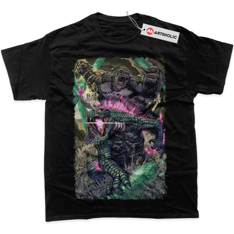 Godzilla Vs Kong Shirt, Movie Shirt, Graphic Tee Hoodie, Sweatshirt | HypeDripTees.com