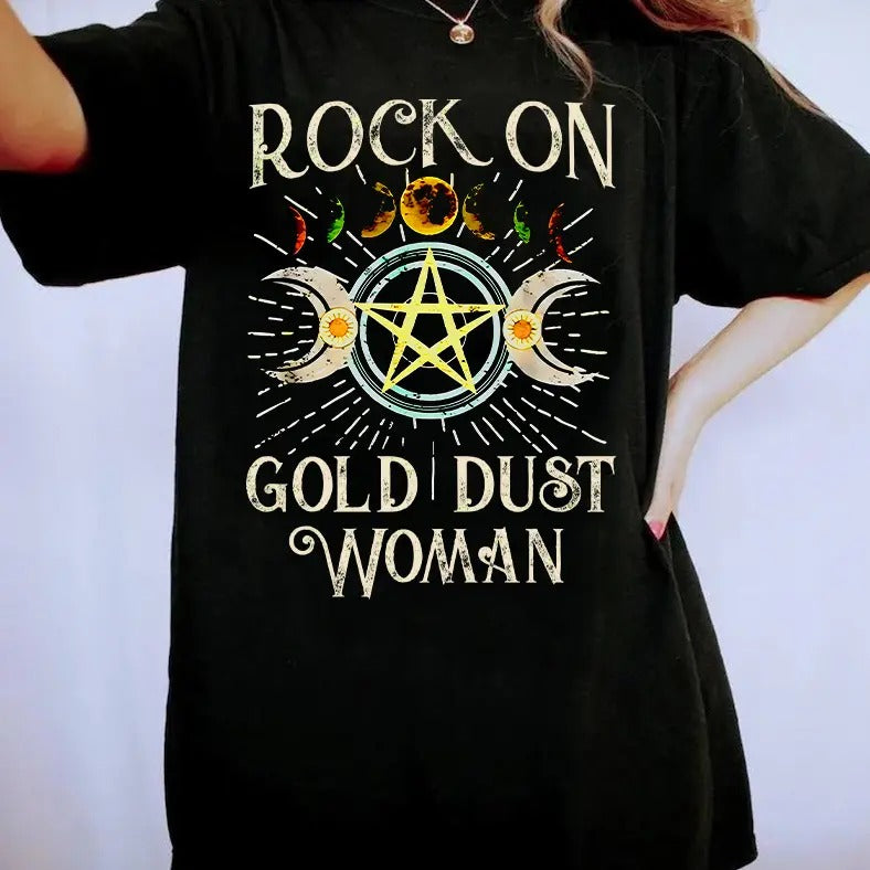 Gold Dust Shirt Sweatshirt Hoodie, Old School Band Shirt, Retro Music Shirt, Rock Band Tee, Gift For Fan | HypeDripTees.com
