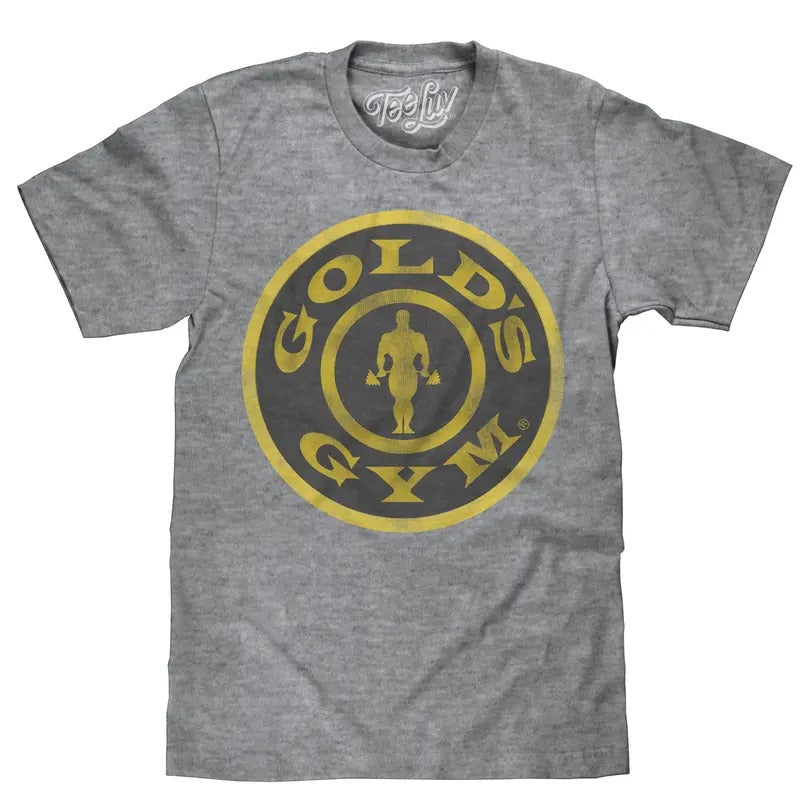 Gold's Gym Circle Logo T-Shirt - Gray Hoodie, Sweatshirt | HypeDripTees.com