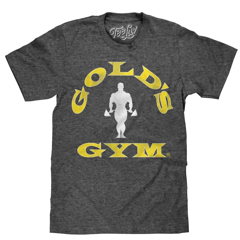 Gold's Gym Strongman Logo T-Shirt - Gray Hoodie, Sweatshirt | HypeDripTees.com