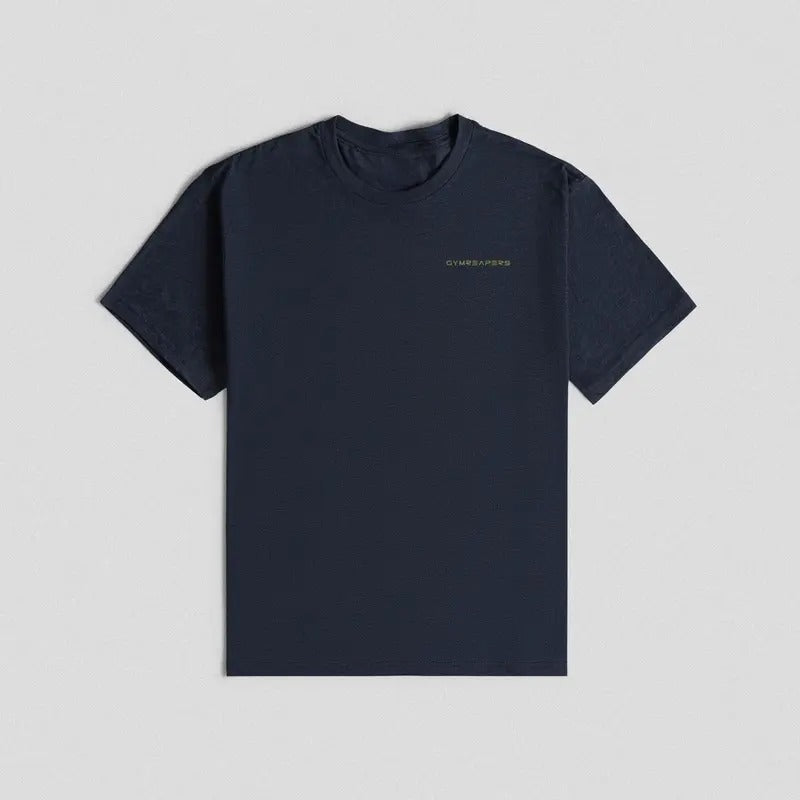 Core Logo Shirt - Navy/Gold Hoodie, Sweatshirt | HypeDripTees.com