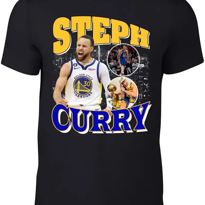 Golden State Steph Curry Bootleg Style T-Shirt Hoodie, Sweatshirt | HypeDripTees.com