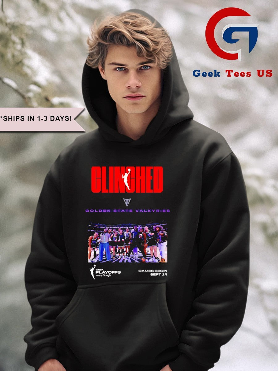 Golden State Valkyries WNBA Clinched Playoffs 2025 shirt