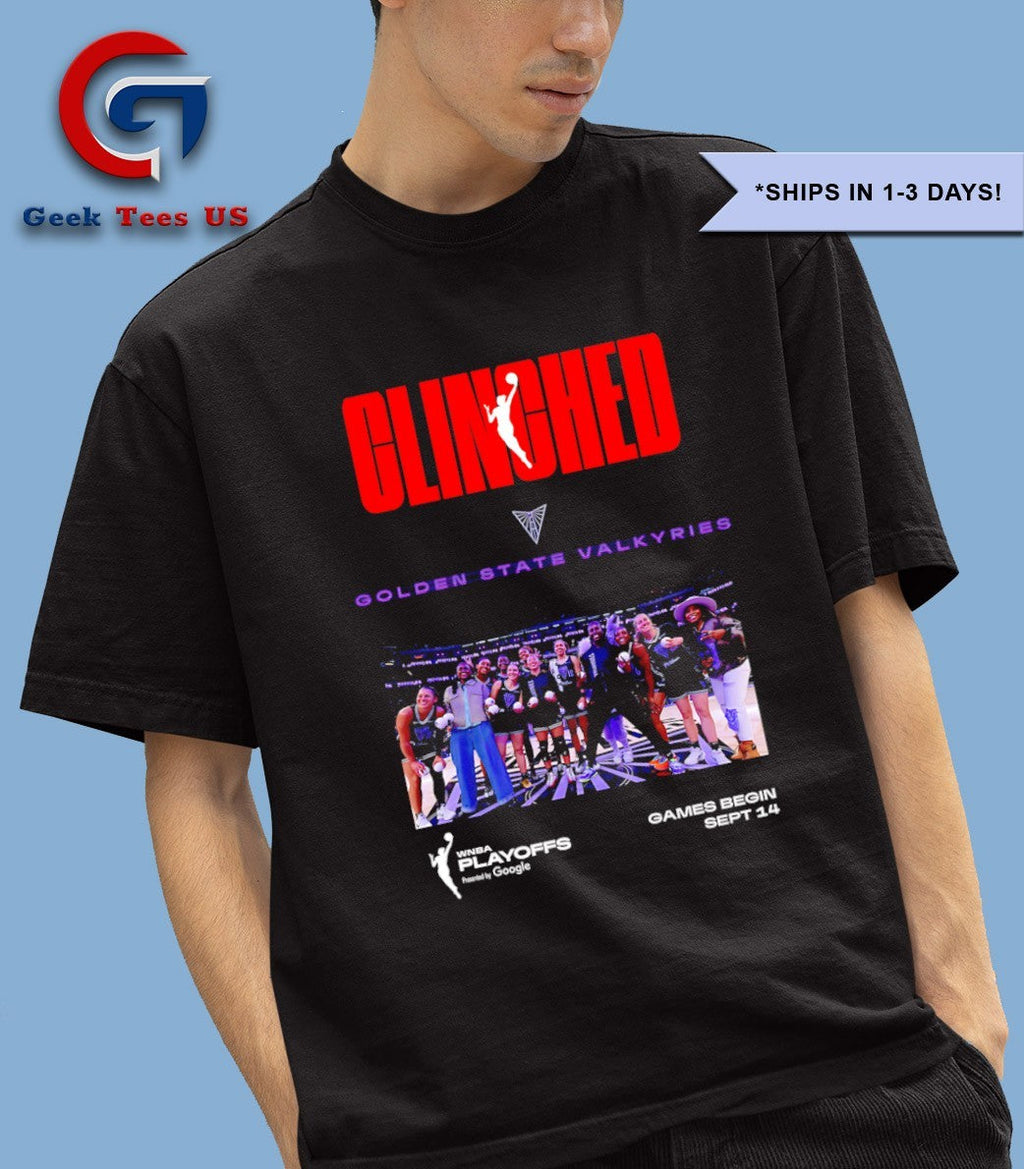 Golden State Valkyries WNBA Clinched Playoffs 2025 shirt