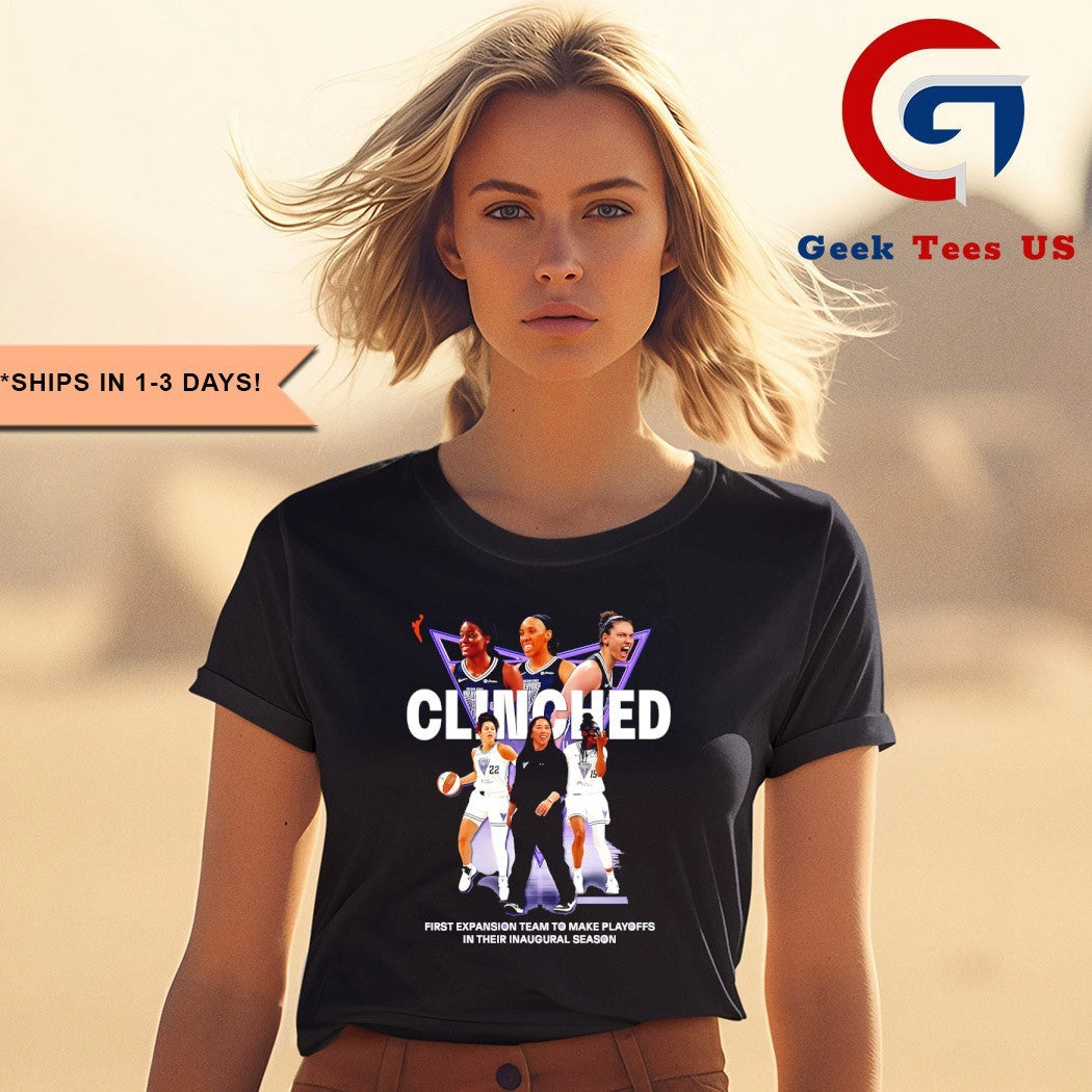 Golden State Valkyries WNBA Clinched first expansion team to make Playoffs in their Inaugural Season 2025 shirt