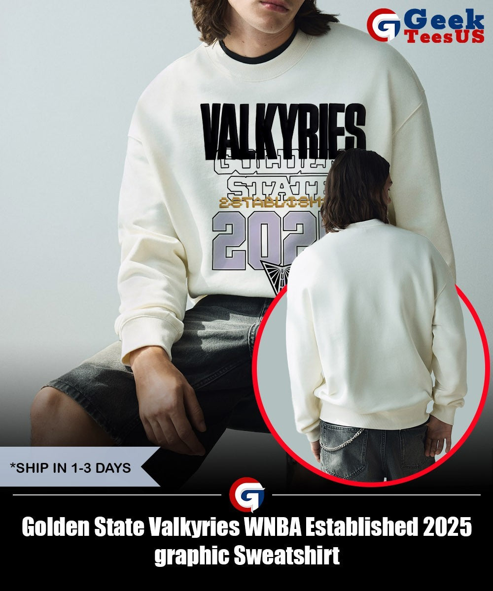 Golden State Valkyries WNBA Established 2025 graphic shirt