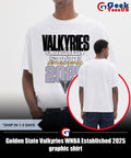 Golden State Valkyries WNBA Established 2025 graphic shirt