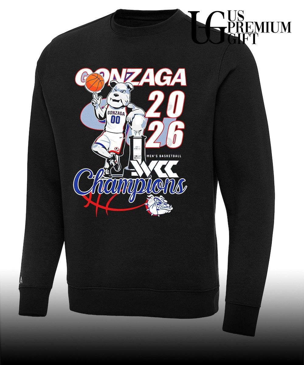 Gonzaga Bulldogs 2026 Men’s Basketball WCC Champions shirt