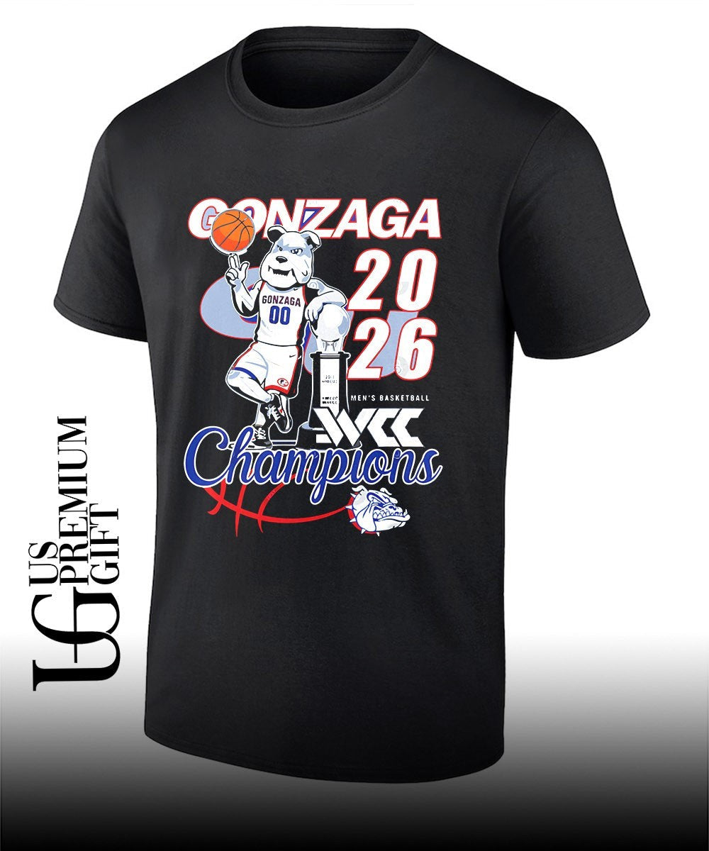 Gonzaga Bulldogs 2026 Men’s Basketball WCC Champions shirt