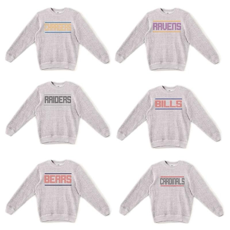 Good Times Soft Shirts Vintage Football Sweater Sweatshirt Hometown Crewneck Super Soft Unisex Fit with Print Casual...